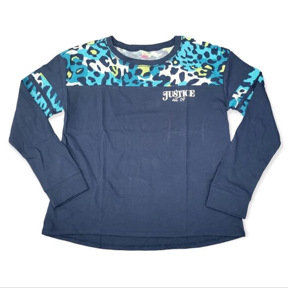 Justice colorblock armstripe tee in ink Size XL - Picture 2 of 9